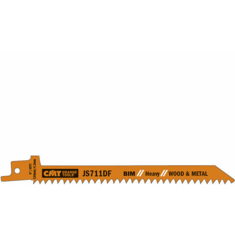 JS711DF-5 5 Sageblatter Von Sage A Metalle Fur Holz/Metall BIM 150 x 4,3 x 6 TPI (SS/Fraser) COURBEES (1/4)