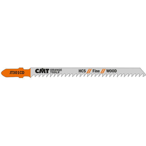 JT301CD-5 5 HCS-STICHSÄGEBLÄTTER FÜR EBENES UND FEINES HOLZ 116X3X8TPI (1/4)