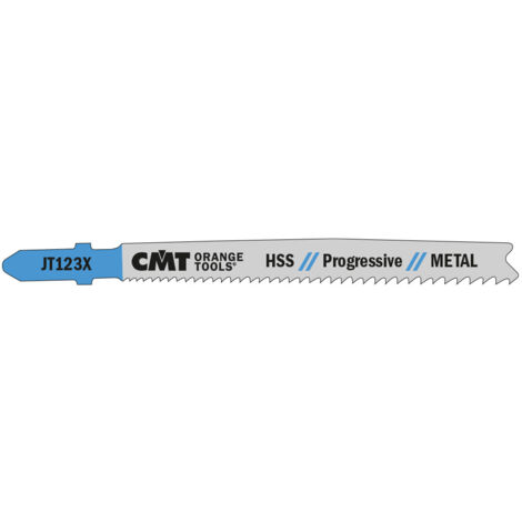 JT123X-5 5 HSS X METALL-SÄGEBLÄTTER 100x1,2-2,6x21-10TPI (GERADE/FEIN) (1/4)