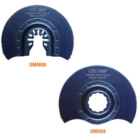 OMM08-X1 Sageblatt SEGMENTEE HCS Fur LA COUPE Von Holz D=87mm 18TPI-U (1/5)