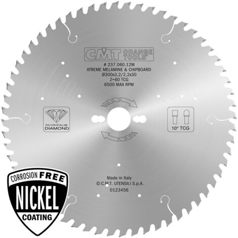 CMT ORANGE TOOLS 285.624.10M Circular Saw Blade Chrome HW 250x3.2/2