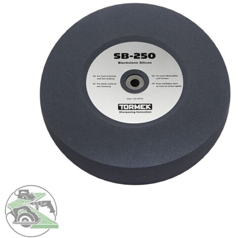 TORMEK Schleifscheibe Blackstone Silicon fur aciers rapides Ø250mm - SB-250 (1/2)