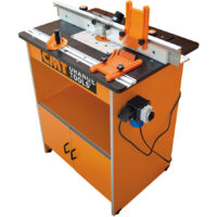CMT7E+IND 2400W-230V vertikale elektrische Fräsmaschine auf Industrietisch
