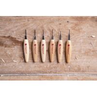 Satz von micro-gouges fur sculpture sur holz 1,5 mm Flexcut MT910