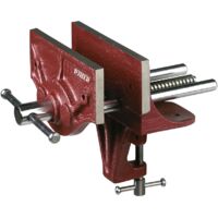 PIHER Tragbarer Schraubstock mit Klemmspindel für den Tischlergebrauch 15 cm