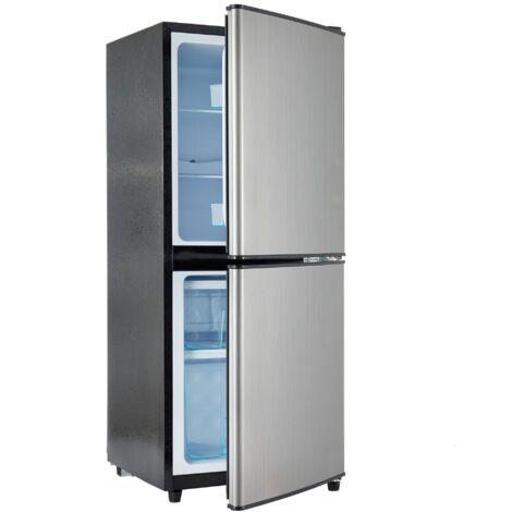 Tanant – Réfrigérateur 106L avec congélateur 46L – 7 réglages de température – Éclairage LED – Étagères réglables – 45dB – Économie d'énergie