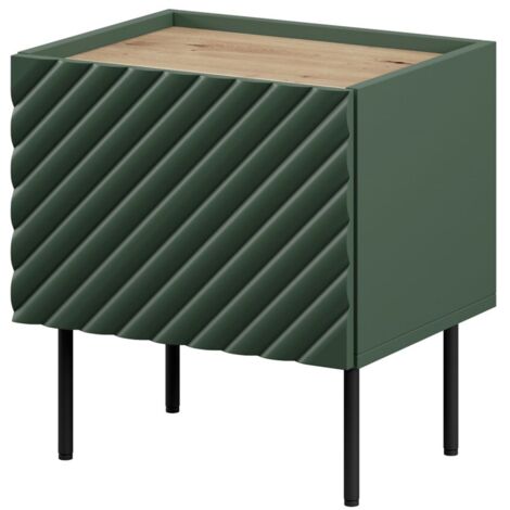 Comodino ONDA 2 pz. 50x40xH54 verde (1/4)