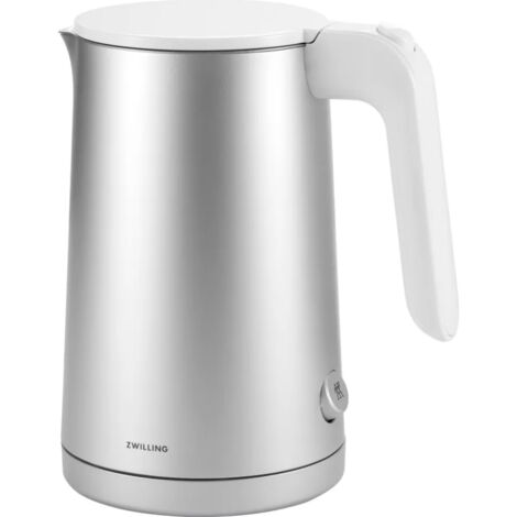 Zwilling Enfinigy Bollitore con Filtro Anticalcare in Acciaio Inossidabile e Protezione Contro il Surriscaldamento Wireless 1850 Watt 1 Litro Argento (1/5)
