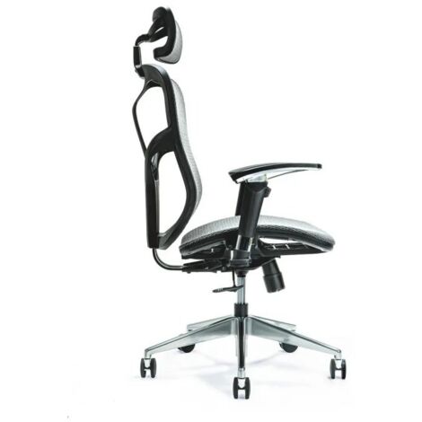 Sedia ergonomica da ufficio ERGO 500 grigia (1/3)