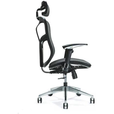 Sedia ergonomica da ufficio ERGO 500 nera (1/3)