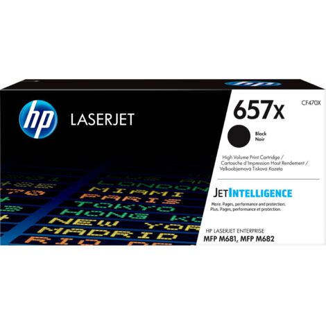 Cartuccia Toner Originale HP 657X Nero ad Alto Rendimento per Stampanti LaserJet (1/4)