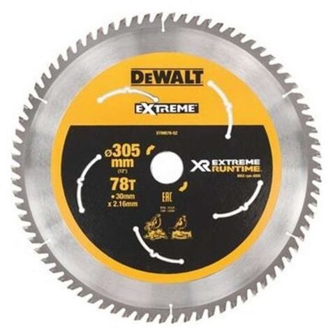 Lama circolare DeWalt DT99576-QZ , 190 mm, 78 denti, taglio preciso di legno e materiali compositi, compatibilecon seghe portatili. (1/2)
