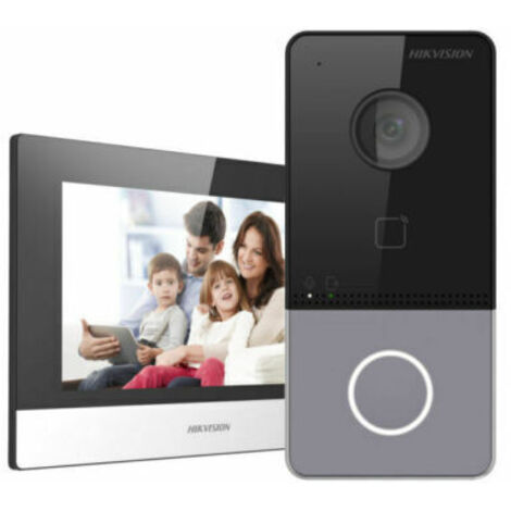 Hikvision DS-KIS603-P  Kit videocitofono IP 2 Mpx con lettore mifare per sblocco serratura