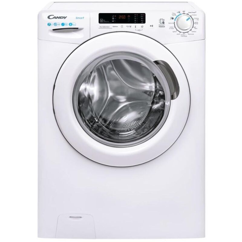 Candy GD 49B8-S machine à laver Charge avant 9 kg 1351 tr/min Blanc