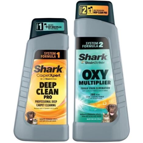 Nettoyant StainStriker 946 ml – Élimine taches et odeurs – Formule OXY Multiplier et CarpetXpert – Compatible avec nettoyeurs Shark