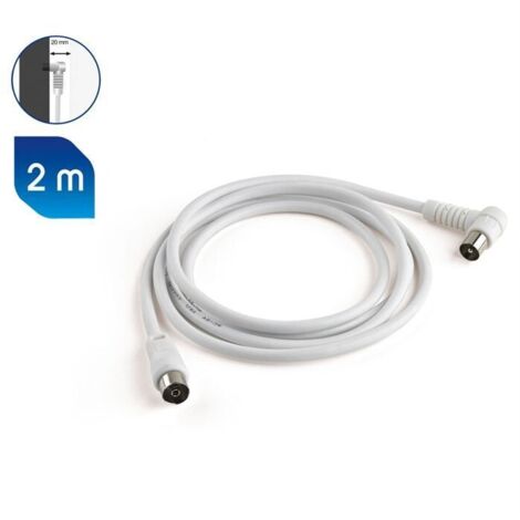 Meliconi ANT2M90 câble coaxial 2 m Blanc