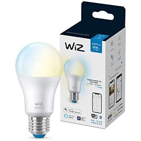 WiZ 8718699787035 éclairage intelligent Ampoule intelligente Wi-Fi Blanc 8 W (1/5)