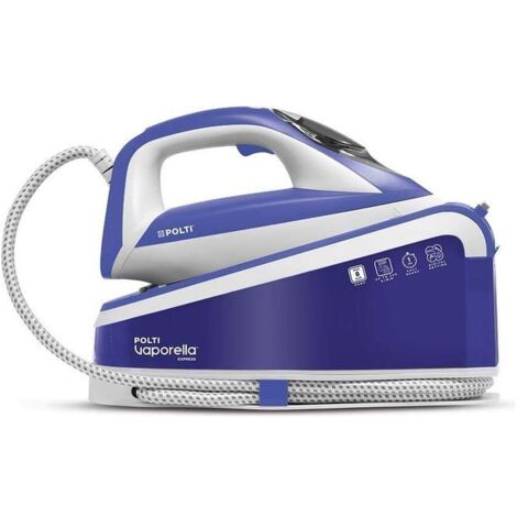 Fer à repasser Polti Express VE30.30 2200 W – Débit vapeur 240 g/min – Semelle en céramique – Pour tissus délicats