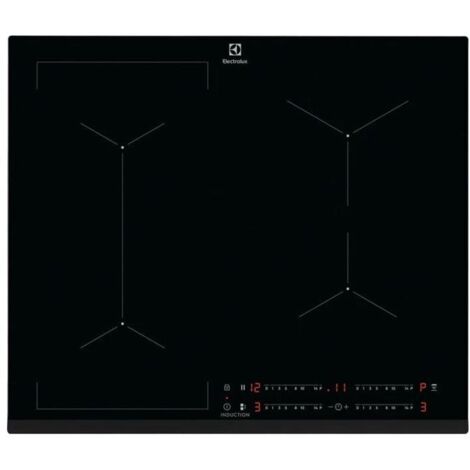 Table de cuisson à induction encastrable noire Electrolux EIL63443 59 cm 4 feux