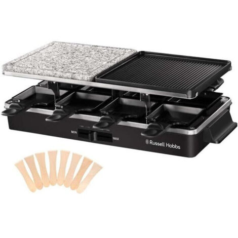 Appareil à raclette 3 en 1 Russell Hobbs Multi Raclette 8 personnes 1400 W Noir (1/5)