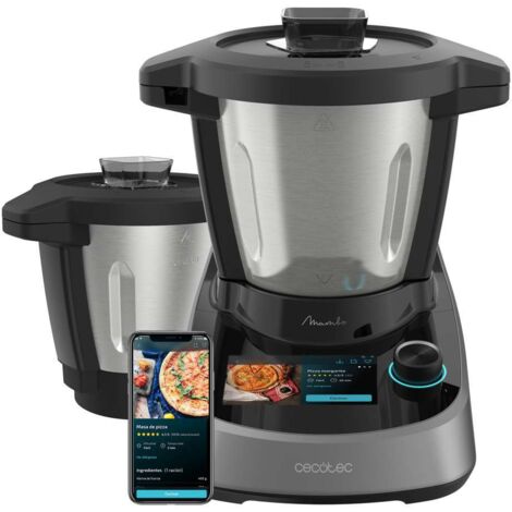 Cecotec Mambo Touch con Jarra Habana 1600 W 3,3 L Noir, Acier inoxydable
