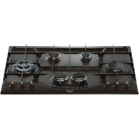 Table de cuisson gaz 90 cm – 6 feux – Brûleur à triple couronne pour cuisson homogène – Puissance 11500 W – Encastrable anthracite - 960MST