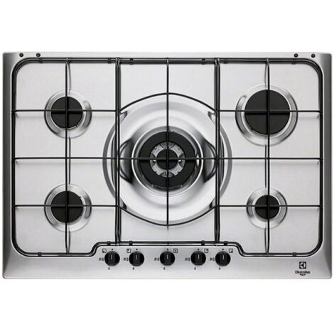 Table de cuisson Electrolux PX750UV Inox Encastrable Gaz 5 feux