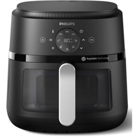Philips – Friteuse sans huile 6,2L – Puissance 1700W – Technologie RapidAir pour cuisson saine – Facile à nettoyer