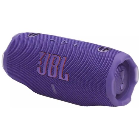 Enceinte Bluetooth JBL Charge 6 Violet 45W – Connectivité sans fil – Commande de volume par boutons – Universel