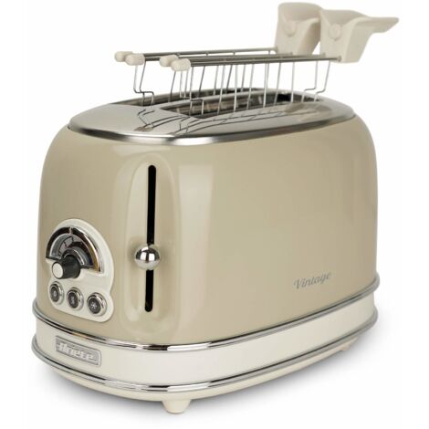 Grille-pain 2 tranches Ariete 155 Vintage Puissance 810 W Beige (1/5)