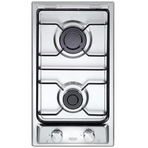 DeLonghi I 23 D Table de cuisson à gaz encastrable 30 cm Acier inoxydable 2 brûleurs