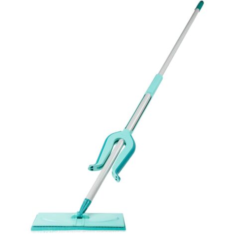 Leifheit – Balai lave-sol micro duo 27 cm – Éponge microfibre pour tous types de sols – Essorage intégré sans effort – Tête articulée 360°