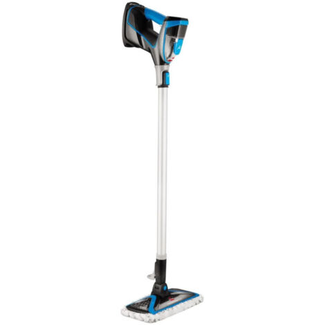 Bissell – Nettoyeur vapeur balai 1500 W – Pression 0,9 bar – Temps de chauffe 30 s – Autonomie 20 min – Longueur câble 7,6 m – Capacité réservoir 0,35 L