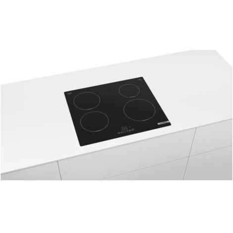 Bosch – Plaque induction 4 foyers – Largeur 592mm – Puissance 4600W – Surface vitrocéramique – Commande tactile TouchSelect - PUE611BB5E (1/10)