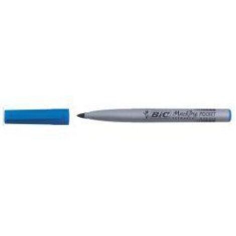 BIC Marking Pocket 1445 marqueur indélébile Pointe ogive Bleu 12 pièce(s) (1/3)