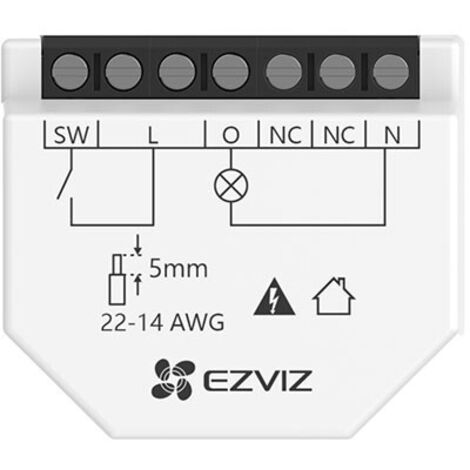 Ezviz – Caméra de surveillance sans fil Wi-Fi 1080p – Vision nocturne – Détection de mouvement – Compatible avec Alexa