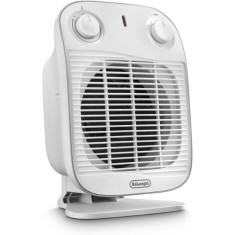 Idroweb – Chauffage soufflant Delonghi 2000W – Thermostat ajustable – 2 niveaux de puissance – Protection IP21 pour salles de bain jusqu'à 60 m³ (1/3)