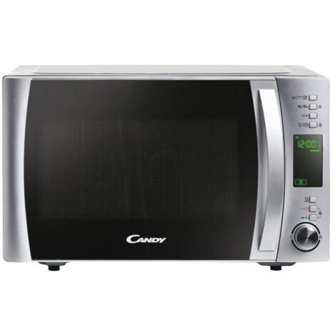Candy – Micro-ondes à poser avec grill 22 L 800 W – Acier inoxydable – Plus de 40 programmes de cuisson – Application Simply-Fi incluse - CMXG22DS