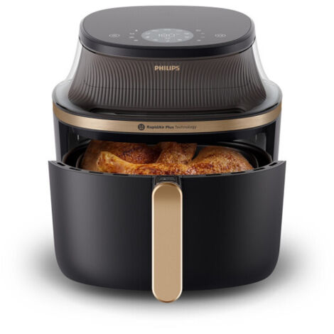 Philips – Friteuse sans huile 6,2L – Puissance 1700W – Technologie Rapid Air Plus – 16 modes de cuisson – Écran tactile intuitif