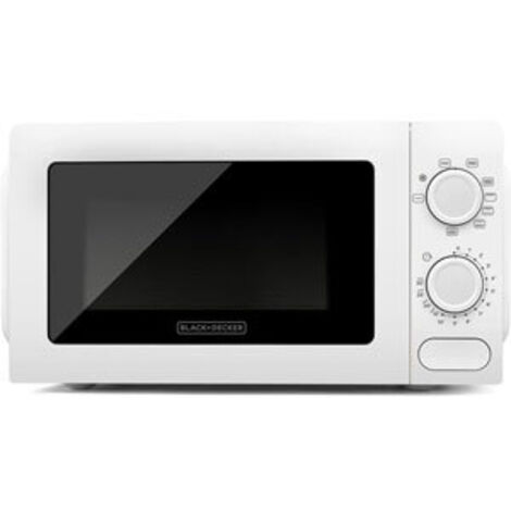 Micro-ondes grill 20L 700W blanc – Capacité 20L – Puissance 700W – Fonction grill 900W – Minuteur 30 min – Dimensions 24x44x34.5 cm - BXMZ700E (1/7)