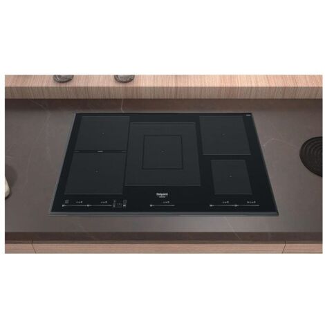 Hotpoint HT 1090 BA Noir Intégré 90 cm Plaque avec zone à induction 5 zone(s) (1/2)