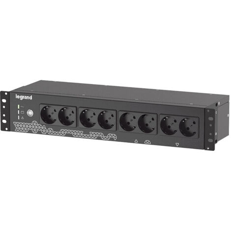 Legrand Keor ASI PDU 800VA FR/GR/IT INPUT 8 GR/IT OUTPUT BLACK alimentation d'énergie non interruptible Veille 0,8 kVA 480 W 8 sortie(s) CA