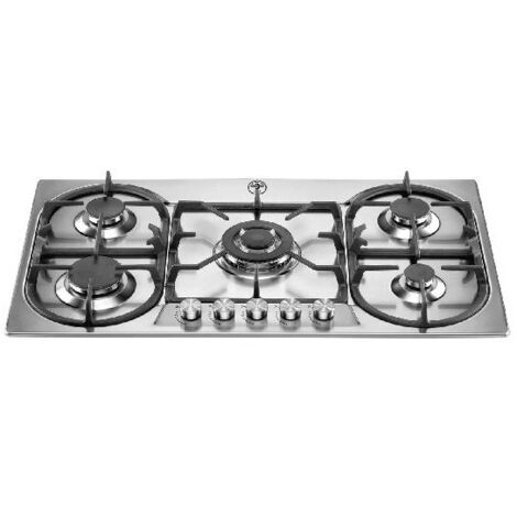 Bertazzoni La Germania P7101D9X/19 plaque Acier inoxydable Intégré 75 cm Gaz 5 zone(s)