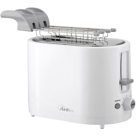Ardes Grille-pain moderne blanc 7 niveaux de dorure (1/5)
