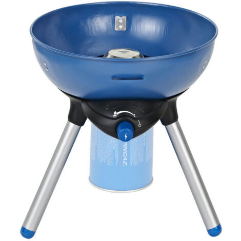 Barbecue portable Campingaz Party Grill 2000W – Gril, plancha, flamme nue – Acier peint – Ø 32 cm sur pied – Allumage piézoélectrique (1/10)