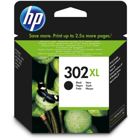 HP 302XL High Yield Black Original Ink Cartridge cartouche d'encre 1 pièce(s) Rendement élevé (XL) Noir