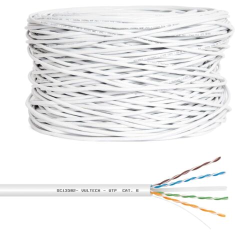 Vultech SC13502-305 câble de réseau Blanc 305 m Cat6 F/UTP (FTP)