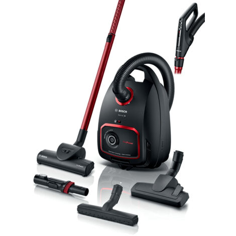 Bosch – Aspirateur cylindrique 850W BGL6POW1 – Sac 4L – Filtre HEPA – Remote Power Control – Rayon d'action 12m – Pour tous types de sols (1/5)