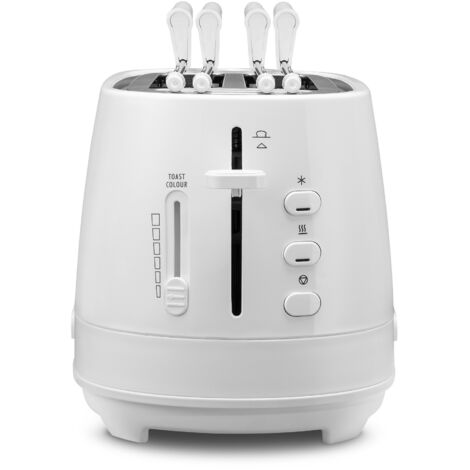 Grille-pain 2 tranches DeLonghi CTLAP2203.W Blanc 550 W