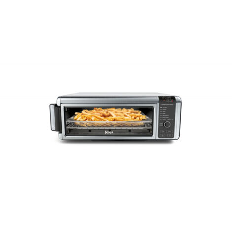 Ninja – Mini four grill 10 L 2400 W – Acier inoxydable noir – 8 programmes de cuisson – Dimensions 501x380x192 mm - SP101